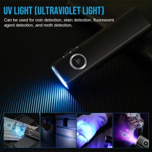 Rechargeable UV Flashlight - Thumbnail Image 3