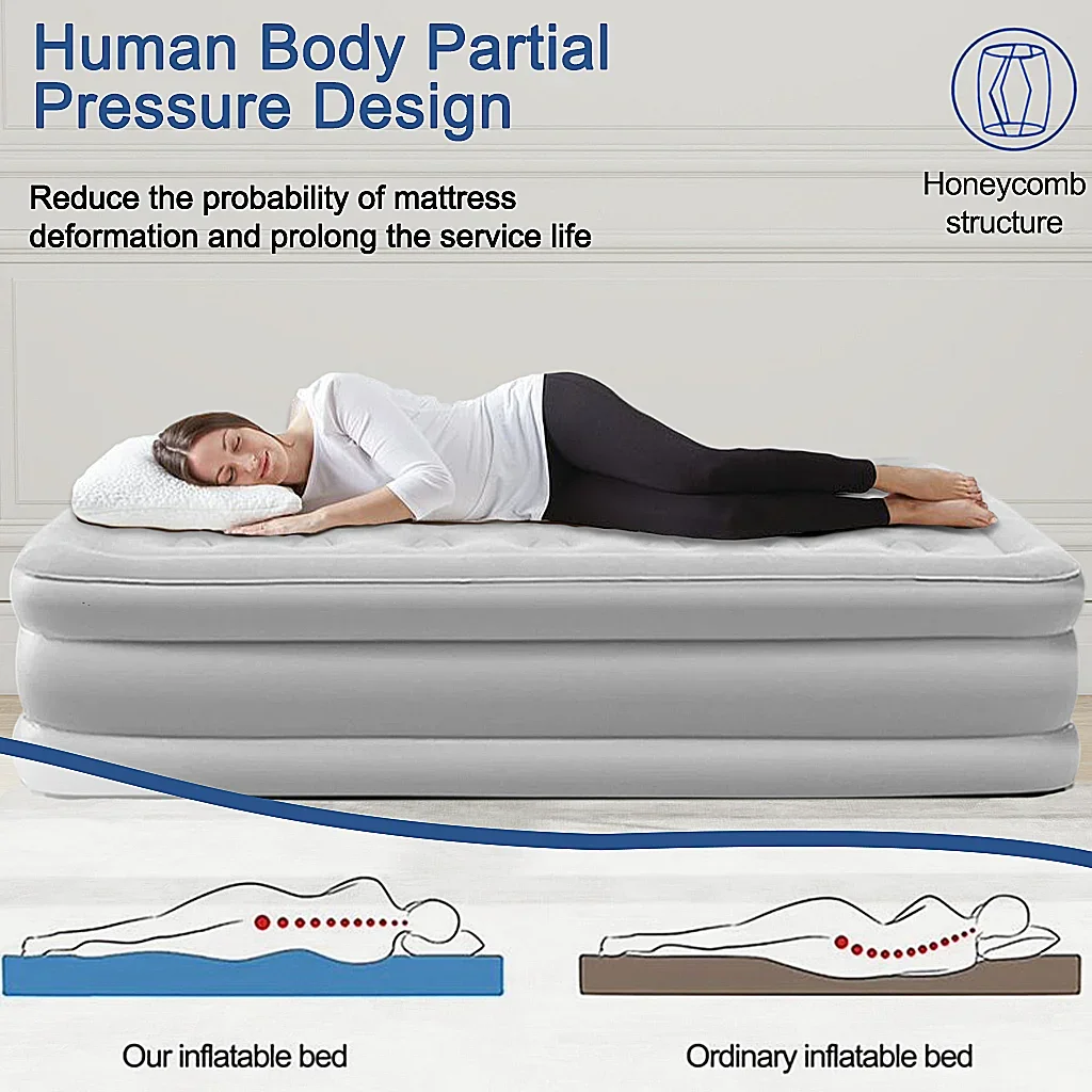 Raised Double Camping Mattress - Image 4