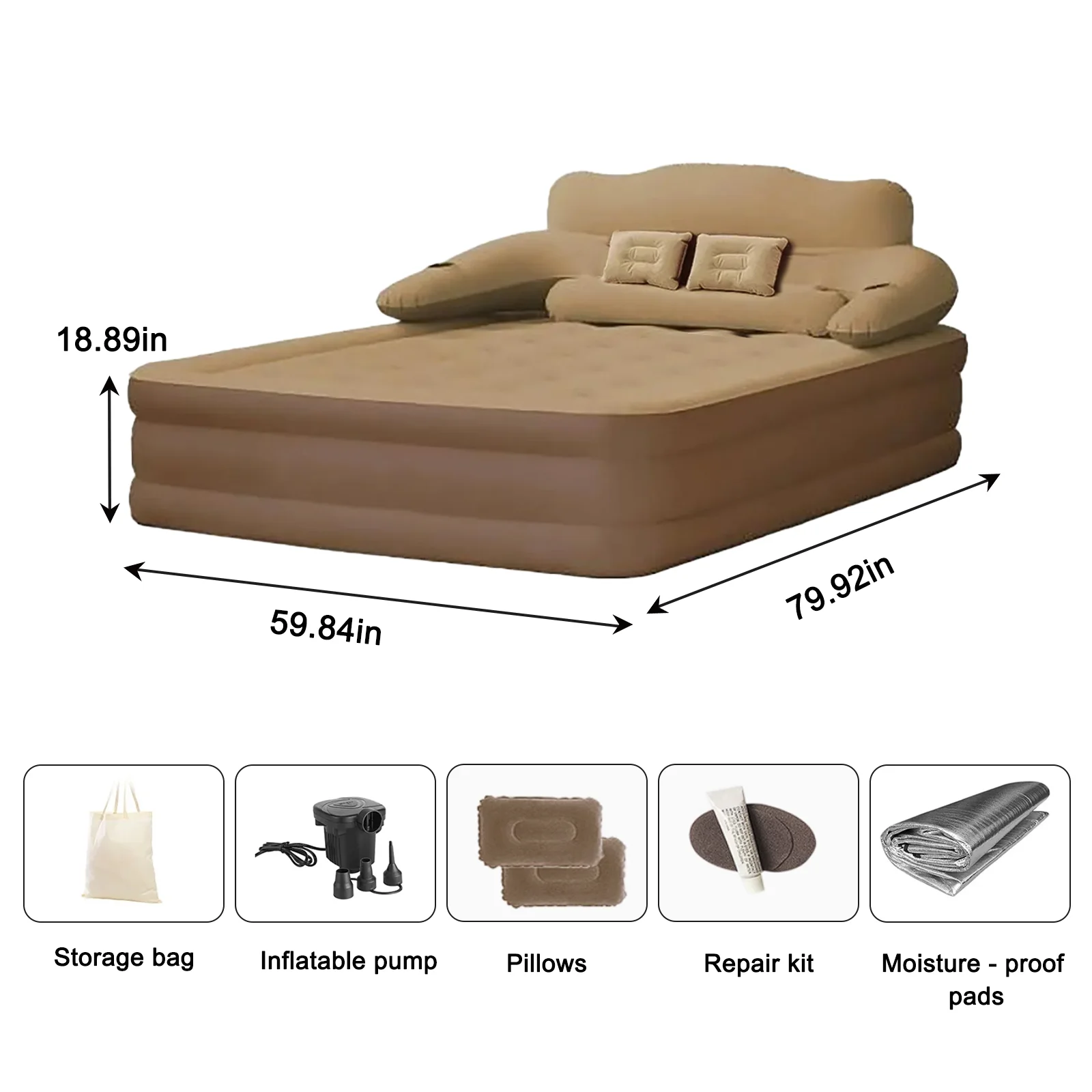 Raised Double Camping Mattress - Image 2