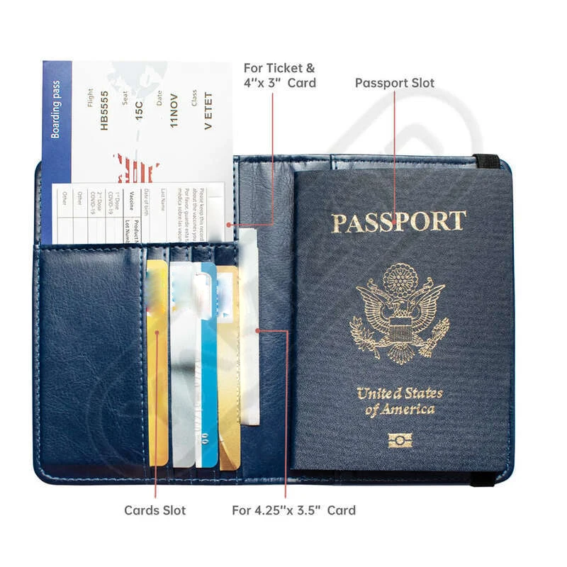 Compact Passport RDIF Bocking Wallet - Image 4
