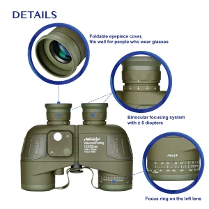 10X50 Marine Binoculars with Rangefinder - Thumbnail Image 3