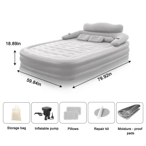 Raised Double Camping Mattress - Thumbnail Image 6