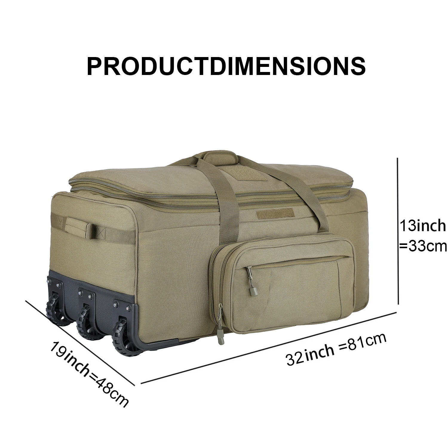 Large Waterproof Trolley Case - Image 4