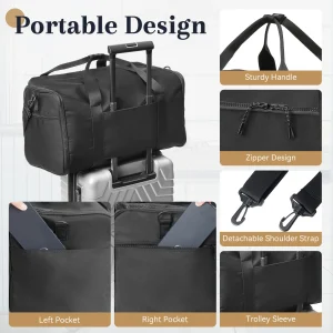 Travel Garment Bag With Shoulder Strap - Thumbnail Image 5