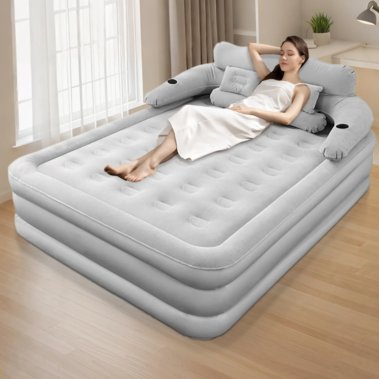 Raised Double Camping Mattress - Image 1