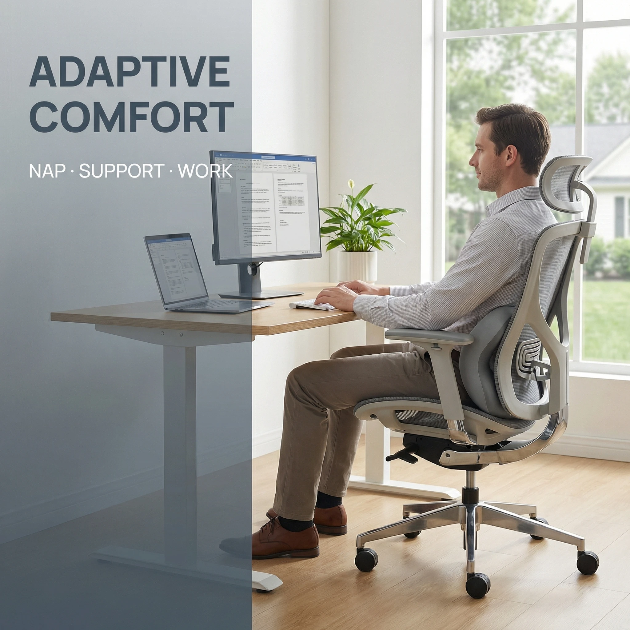 Breathable memory foam sleeping pillow - Image 4