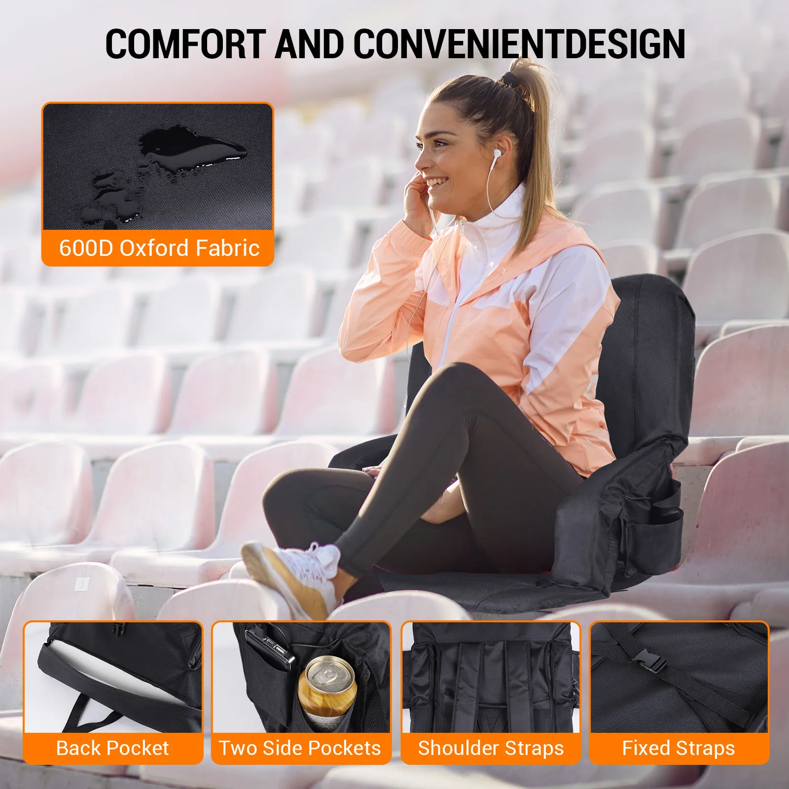 Heated Stadium Seat Cushion - Image 2