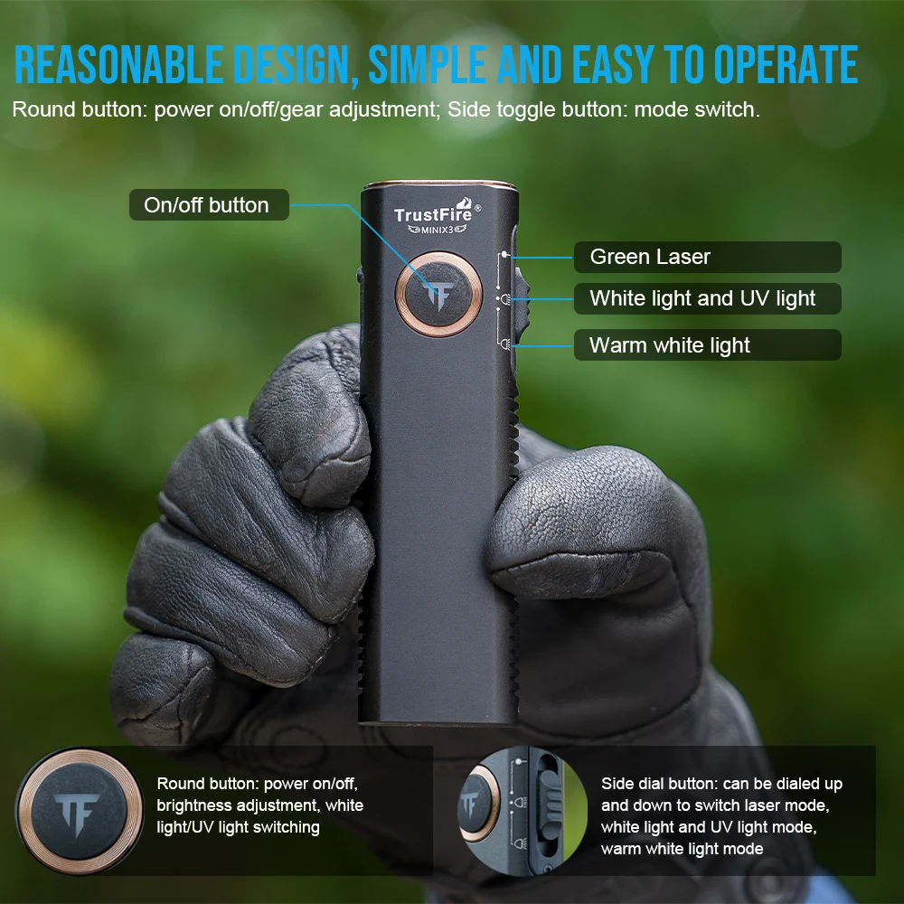 1050 Lumens Rechargeable Flashlight - Image 2