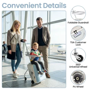 Toddler Ride on Luggage - Thumbnail Image 3