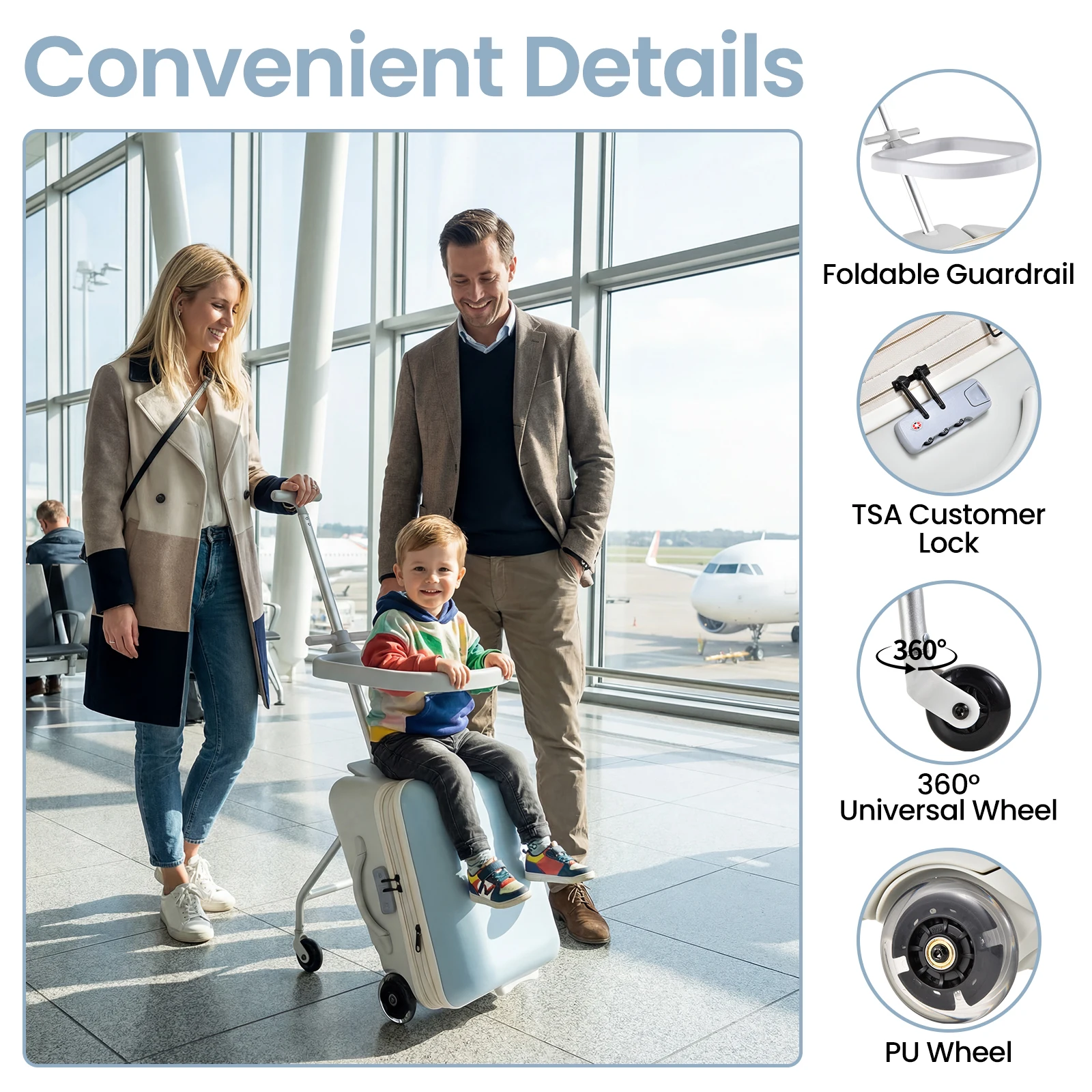 Toddler Ride on Luggage - Image 3