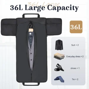 Travel Garment Bag With Shoulder Strap - Thumbnail Image 4