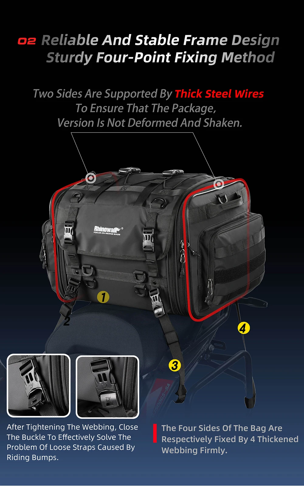 Motorcycle Waterproof Travel Bag - Image 4