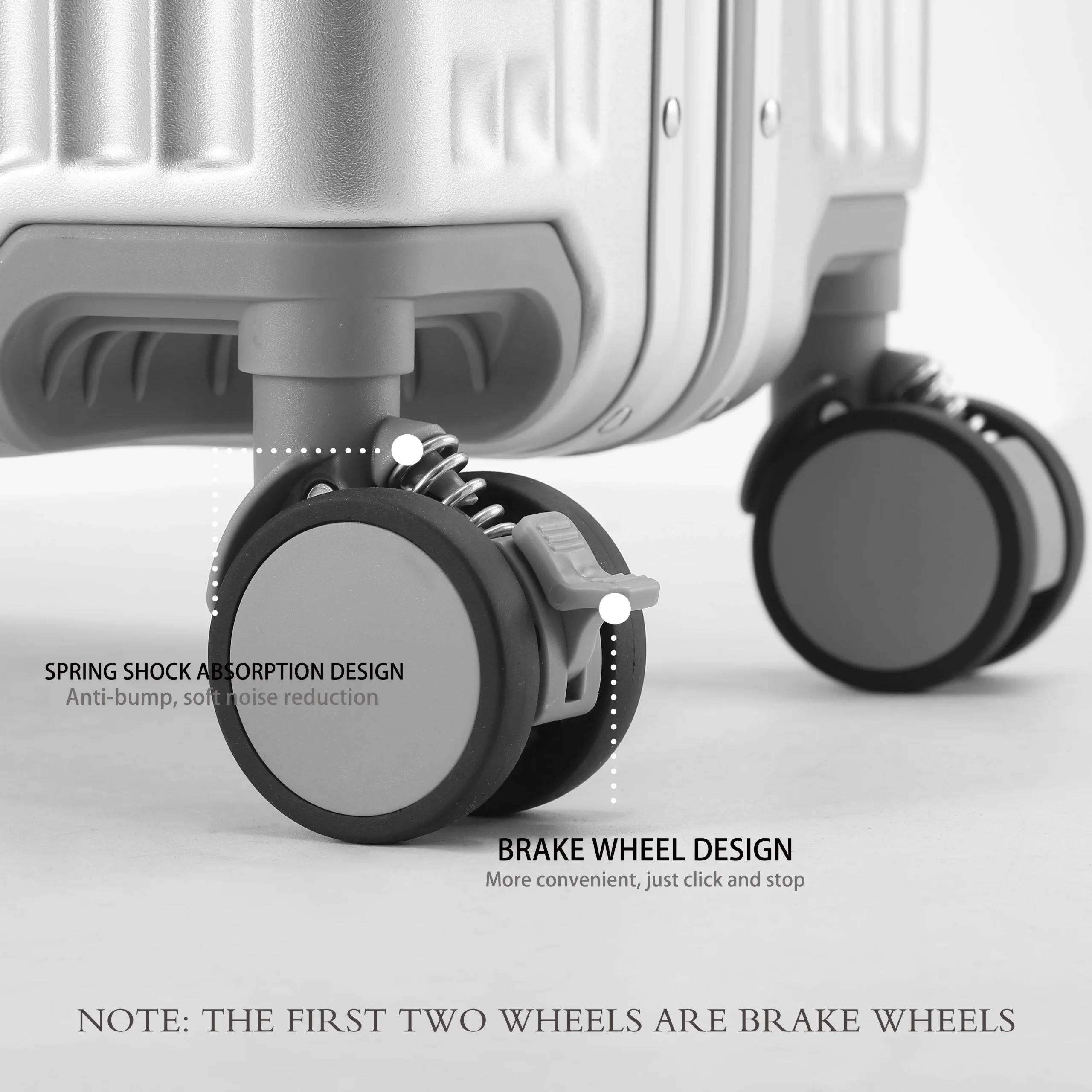 Front Opening Aluminum Frame Suitcase - Image 5