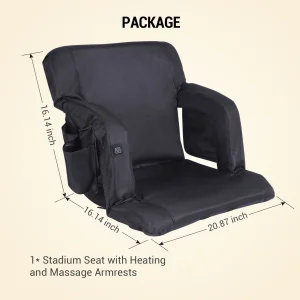 Heated Stadium Seat Cushion - Thumbnail Image 4