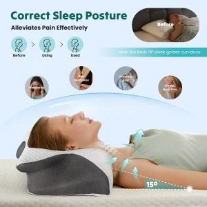 Wide Cervical Neck Pillow - Thumbnail Image 4