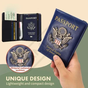 Compact Passport RDIF Bocking Wallet - Thumbnail Image 2