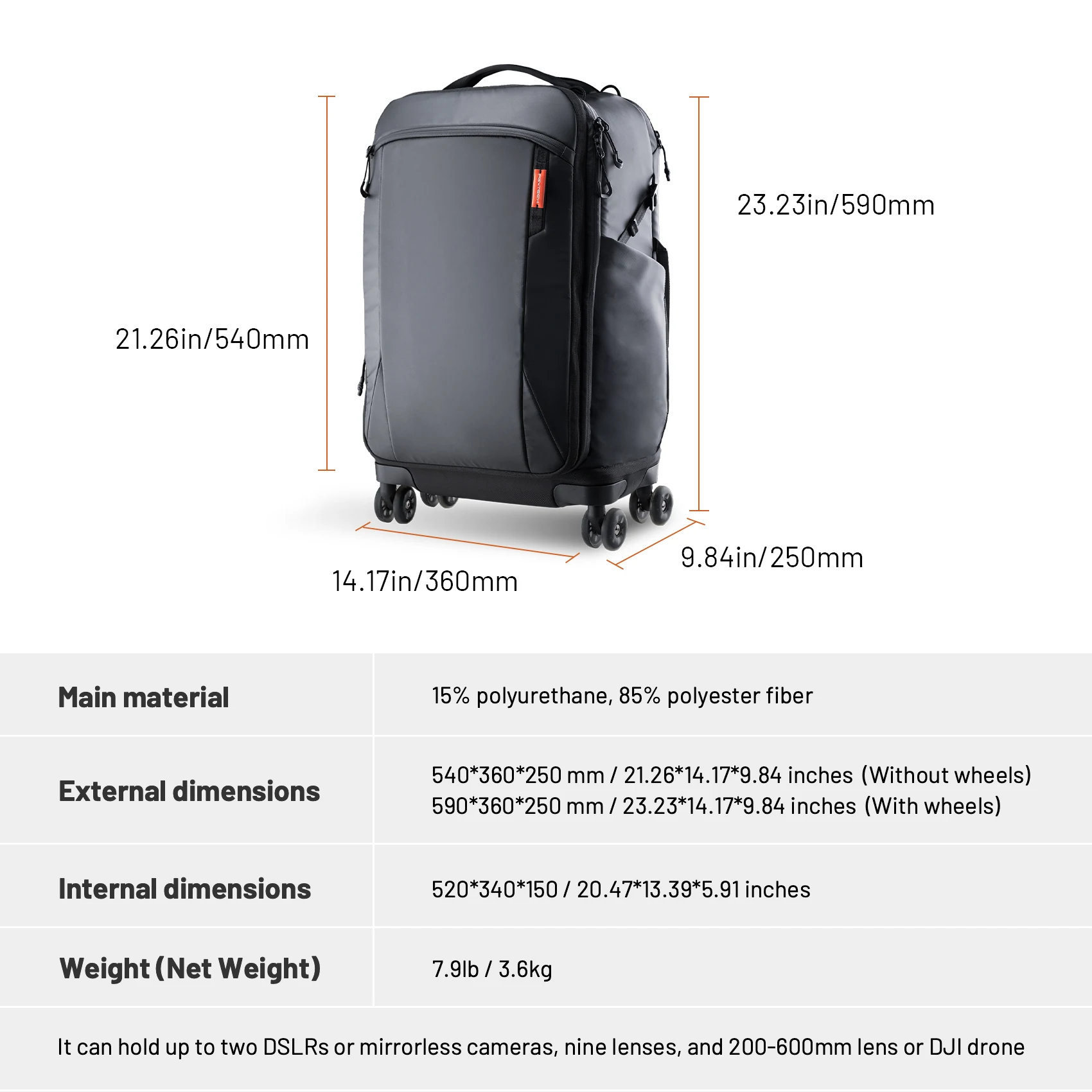 Photography Equipment Trolley Case - Image 4