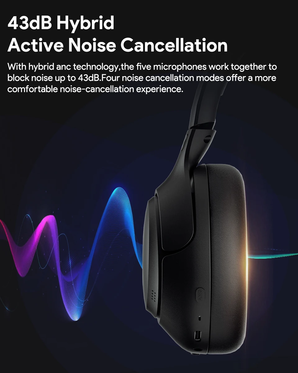 Active Noise Cancellation Headphones - Image 5