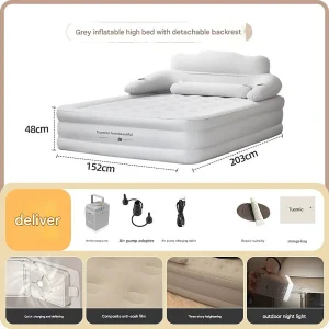 Raised Double Camping Mattress - Thumbnail Image 8