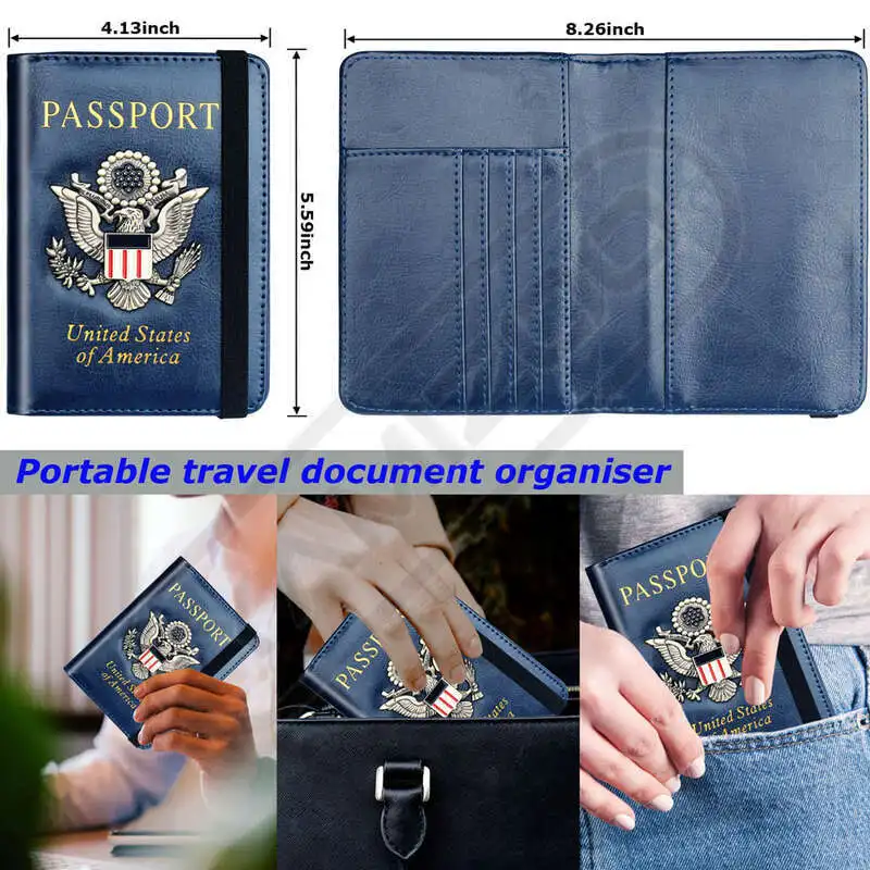 Compact Passport RDIF Bocking Wallet - Image 3