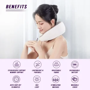 Heated Neck Massager Pillow - Thumbnail Image 3