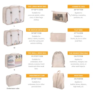 Waterproof Travel Packing Cubes - Thumbnail Image 2