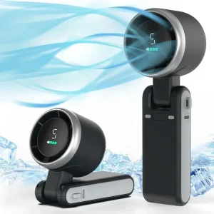 Rechargeable Travel Mini Fan - Thumbnail Image 7