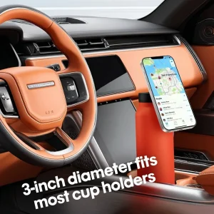 Insulated Water Bottle with Magnetic Phone Holder - Thumbnail Image 6
