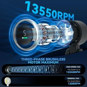 Rechargeable Travel Mini Fan - Thumbnail Image 4