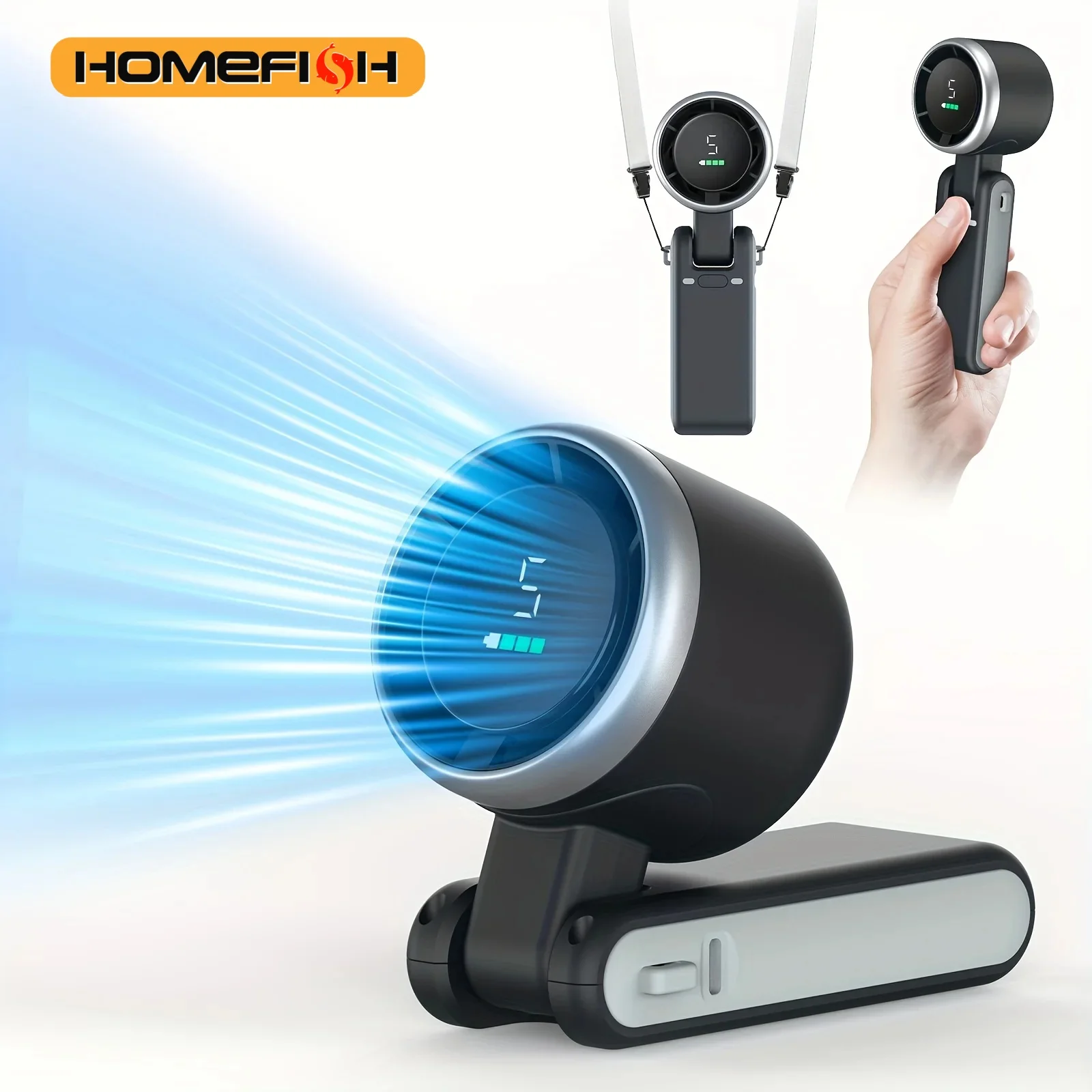 Rechargeable Travel Mini Fan - Image 1