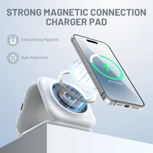 Magnetic Wireless Chargers 3 in 1 Foldable - Thumbnail Image 2